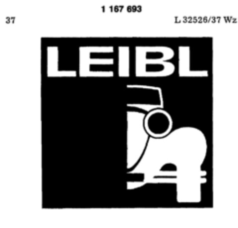 LEIBL Logo (DPMA, 18.07.1989)