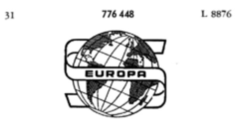 EUROPA Logo (DPMA, 09/17/1960)