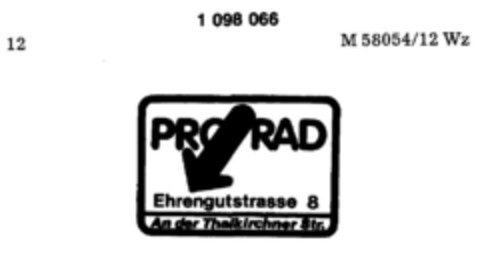 PRORAD Logo (DPMA, 14.02.1986)