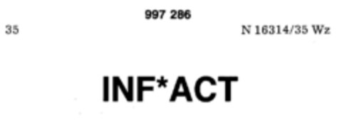 INF*ACT Logo (DPMA, 02.04.1979)