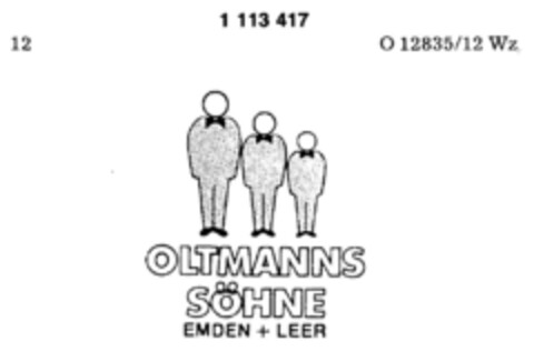 OLTMANNS SÖHNE EMDEN + LEER Logo (DPMA, 12.03.1987)