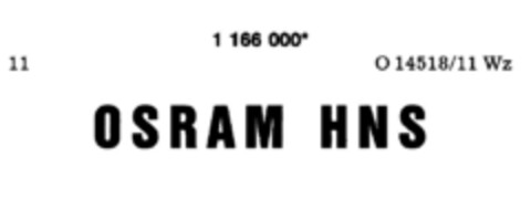 OSRAM HNS Logo (DPMA, 05.09.1990)