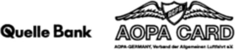 Quelle Bank AOPA CARD Logo (DPMA, 10.11.1993)