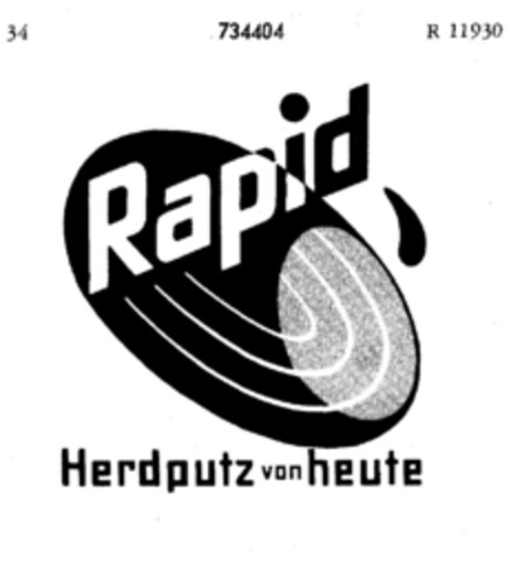 Rapid Herdputz von heute Logo (DPMA, 01/31/1959)