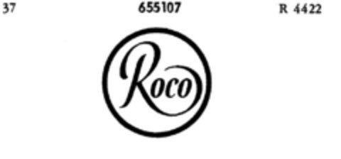 Roco Logo (DPMA, 02/24/1953)