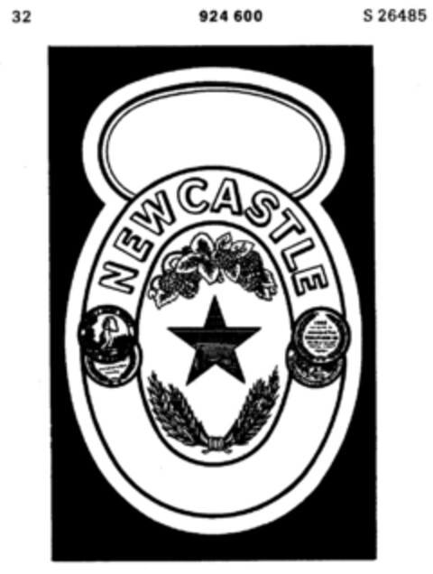 NEWCASTLE Logo (DPMA, 14.03.1973)