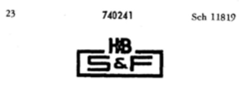 H&B S&F Logo (DPMA, 05/26/1959)