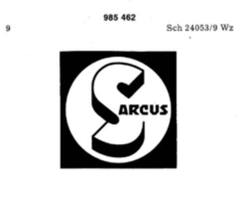 S ARCUS Logo (DPMA, 30.04.1973)