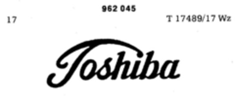 TOSHIBA Logo (DPMA, 18.08.1976)