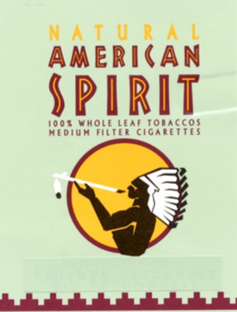 NATURAL AMERICAN SPIRIT Logo (DPMA, 09/27/2000)