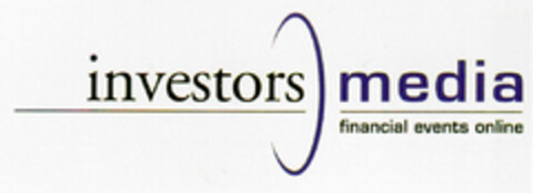 investors media financial events online Logo (DPMA, 01/22/2001)