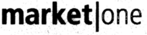 market one Logo (DPMA, 02.07.2001)