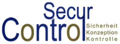 Secur Control Sicherheit Konzeption Kontrolle Logo (DPMA, 11.03.2008)