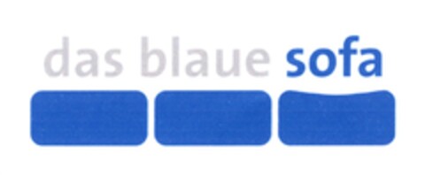 das blaue sofa Logo (DPMA, 03.08.2009)