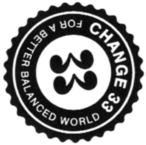 CHANGE 33 FOR A BETTER BALANCED WORLD Logo (DPMA, 18.03.2010)