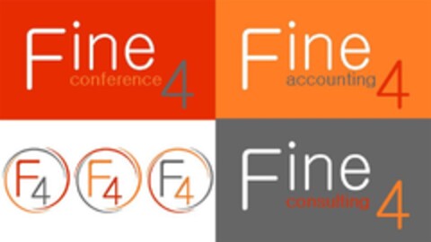 Fine4, Fine Four, F4 Logo (DPMA, 02/25/2014)