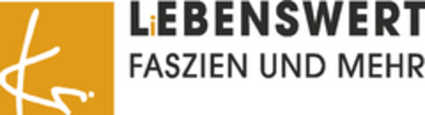 LiEBENSWERT FASZIEN UND MEHR Logo (DPMA, 03/20/2019)