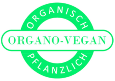 ORGANO-VEGAN ORGANISCH PFLANZLICH Logo (DPMA, 03/21/2023)