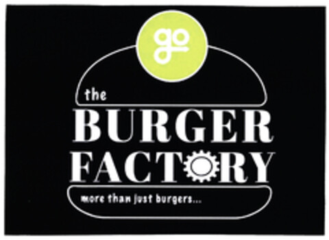 go the BURGER FACTORY more than just burgers ... Logo (DPMA, 01/24/2024)