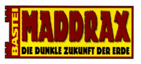 MADDRAX DIE DUNKLE ZUKUNFT DER ERDE Logo (DPMA, 07.02.2002)