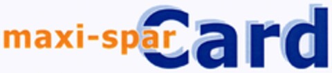 maxi-spar Card Logo (DPMA, 08.05.2003)