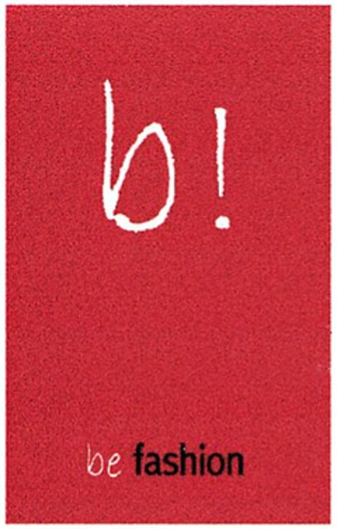 b! be fashion Logo (DPMA, 10.10.2003)