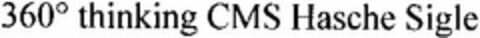360° thinking CMS Hasche Sigle Logo (DPMA, 18.02.2004)