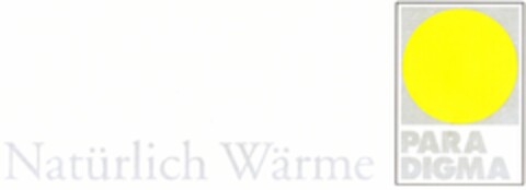 PARADIGMA Natürlich Wärme Logo (DPMA, 29.06.2004)