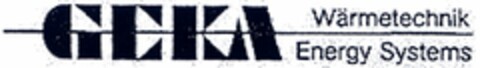 GEKA Wärmetechnik Energy Systems Logo (DPMA, 20.10.2004)