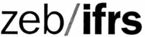 zeb/ifrs Logo (DPMA, 25.10.2004)