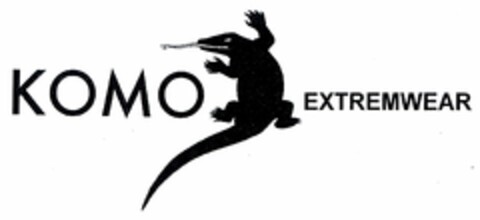 KOMO EXTREMWEAR Logo (DPMA, 15.07.2005)