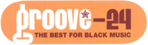 groove-24 THE BEST FOR BLACK MUSIC Logo (DPMA, 03/01/2007)