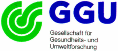 GGU Gesellschaft für Gesundheits- und Umweltforschung Logo (DPMA, 28.03.1996)