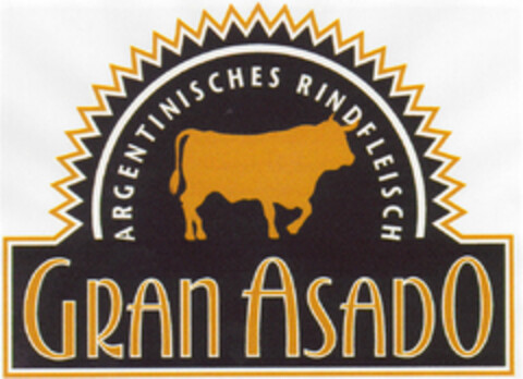 ARGENTINISCHES RINDFLEISCH GRAN ASADO Logo (DPMA, 07/06/1996)