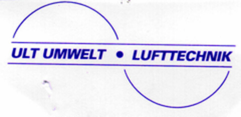 ULT UMWELT LUFTTECHNIK Logo (DPMA, 30.05.1997)