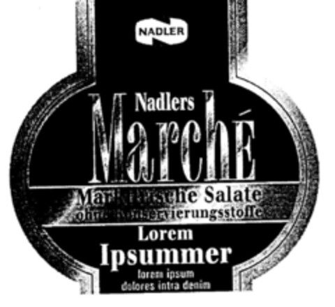 Nadlers Marché Logo (DPMA, 17.03.1998)