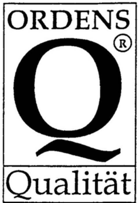 ORDENS Q Qualität Logo (DPMA, 08.05.1998)