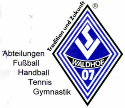 WALDHOF Logo (DPMA, 18.08.1998)