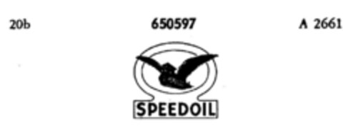 SPEEDOIL Logo (DPMA, 07.01.1953)