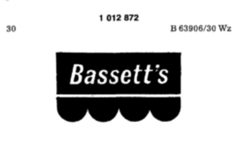 Bassett`s Logo (DPMA, 24.08.1979)