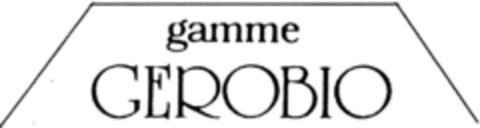 GAMME GEROBIO Logo (DPMA, 13.10.1989)