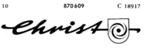 Christ Logo (DPMA, 04/10/1968)