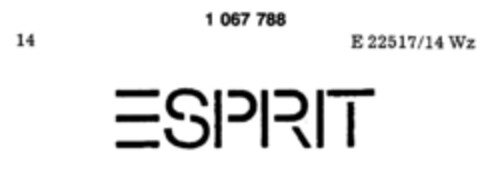 ESPRIT Logo (DPMA, 17.10.1981)