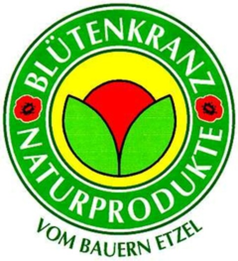 BLÜTENKRANZ NATURPRODUKTE VOM BAUERN ETZEL Logo (DPMA, 13.05.1994)