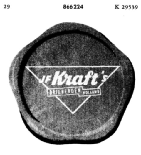 JF Kraft`s DRIEBERGEN HOLLAND Logo (DPMA, 02/14/1969)