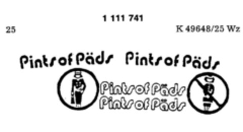 Pints of Päds Logo (DPMA, 09.04.1986)