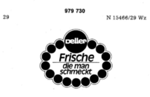 Deller Frische die man schmeckt Logo (DPMA, 07.07.1977)