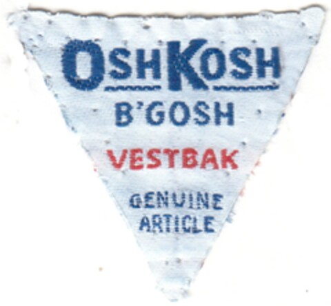 OSH KOSH B`GOSH VESTBAK Logo (DPMA, 27.11.1982)