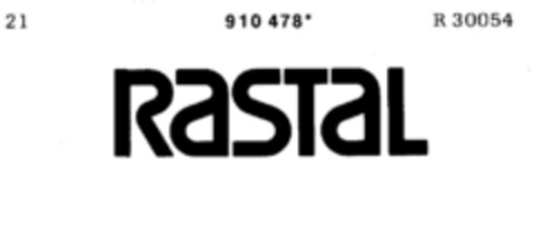 RASTAL Logo (DPMA, 09.04.1973)
