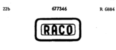 RACO Logo (DPMA, 13.09.1954)